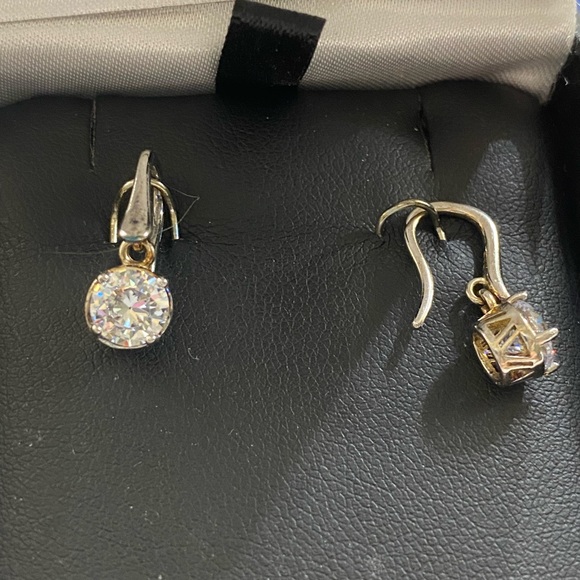 Diamond drop earrings (zubric zirconium) - Picture 2 of 6